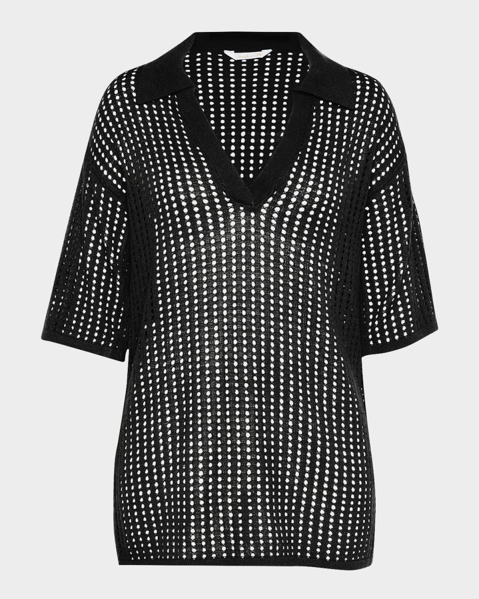 Resort Crochet-Knit Tunic